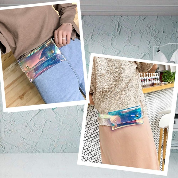 🔴 Holographic Fannypack - Trendy Belt Closure - Picture 3 of 8